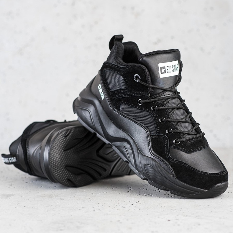 Baskets pour femmes Big Star GG274644 le noir 1