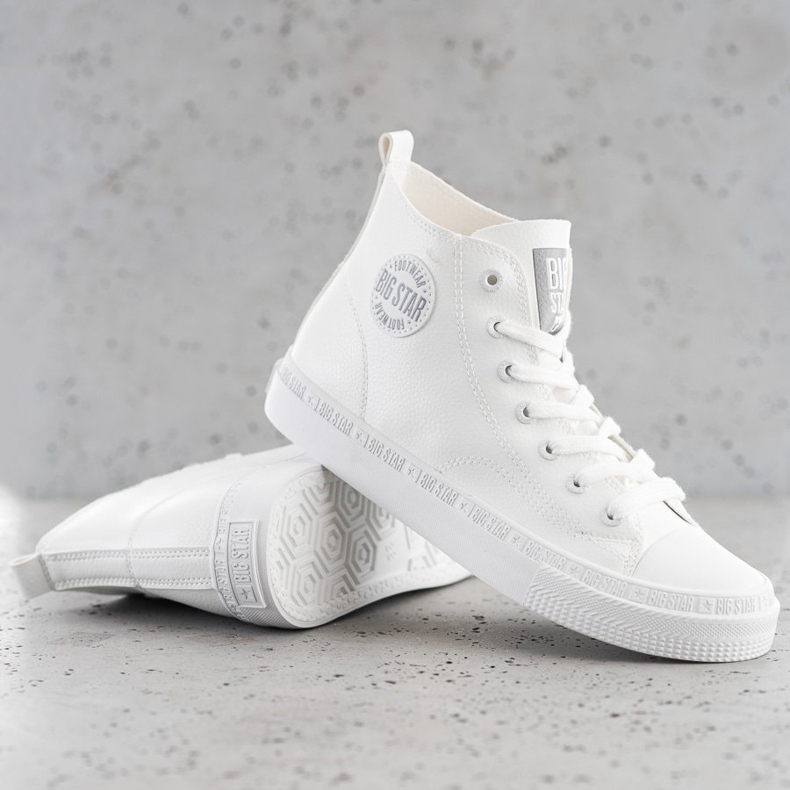 Baskets Big Star GG274016 pour femmes blanche 1 Baskets Big Star GG274016 pour femmes blanche 1