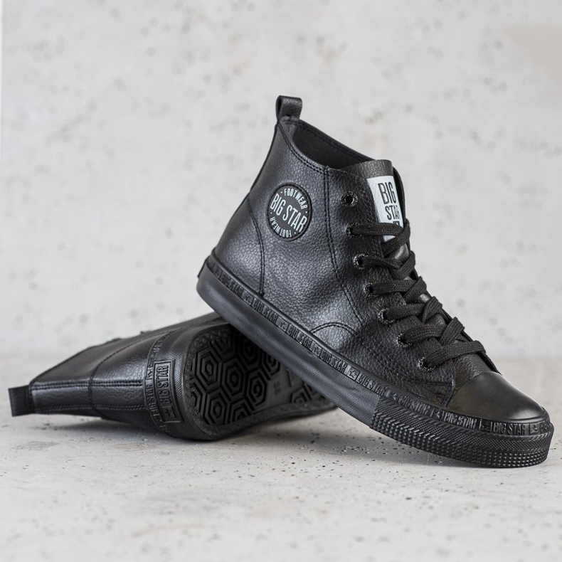 Baskets Big Star GG274015 pour femmes noir 1