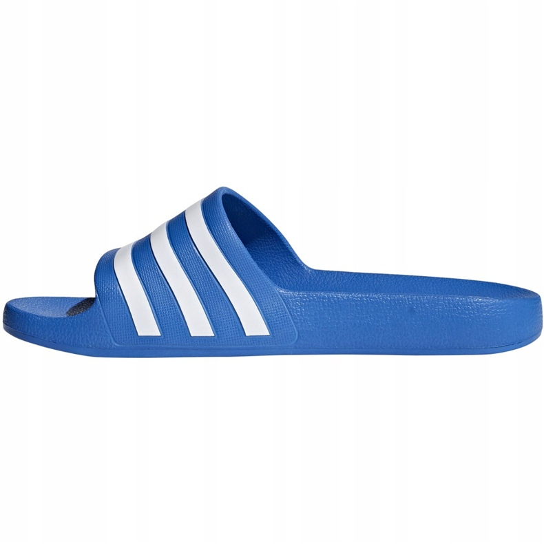 Chaussons Adidas Adilette Aqua F35541 blanc bleu 2
