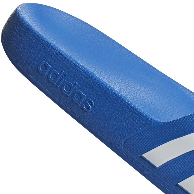 Chaussons Adidas Adilette Aqua F35541 blanche bleu 5 Chaussons Adidas Adilette Aqua F35541 blanche bleu 5