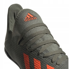 Chaussures de foot Adidas X 19.3 Tf Jr EF8375 kaki 3