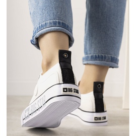 Baskets femme Alexa Big Star blanches 1