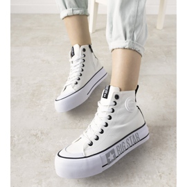 Baskets blanches Big Star pour femmes de Balvin 1