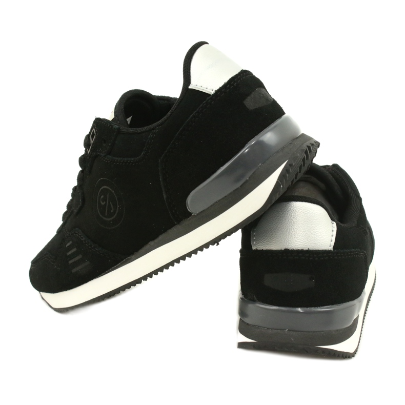 Chaussures de sport pour femmes cross jeans noir ii2r4028c le noir 4