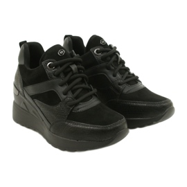 Evento Baskets Compensées Pour Femmes 21SP35-4390 Noir le noir 4