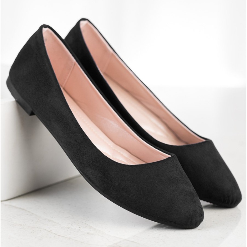 Sabatina Ballerines noires classiques 1