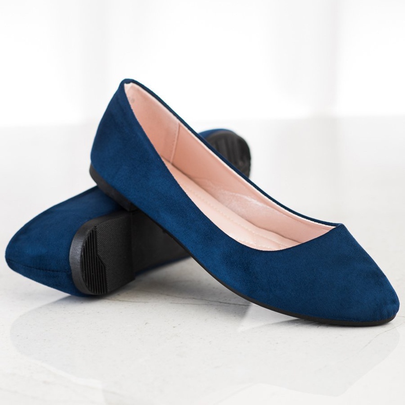 Sabatina Ballerines classiques bleu marine 1