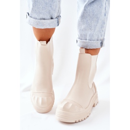 Bottes Chaudes Beige Jodhpur Boots Time Off 2