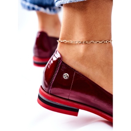 Chaussures Cuir Laqué Maciejka 05035-23 Bordeaux rouge 1