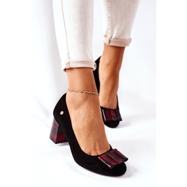 Escarpins pour femmes Maciejka Suede Noir 3356A-20 / 00-1 2