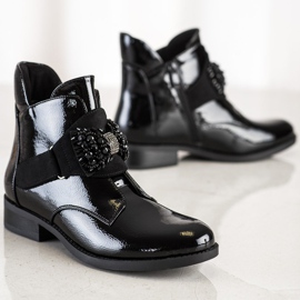 S. BARSKI Bottines S.BARSKI élégantes noir 1