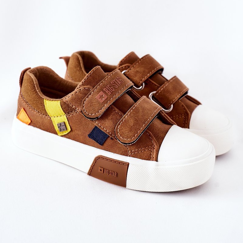 Baskets Enfant Avec Velcro Big Star II374017 Camel brun brun 2
