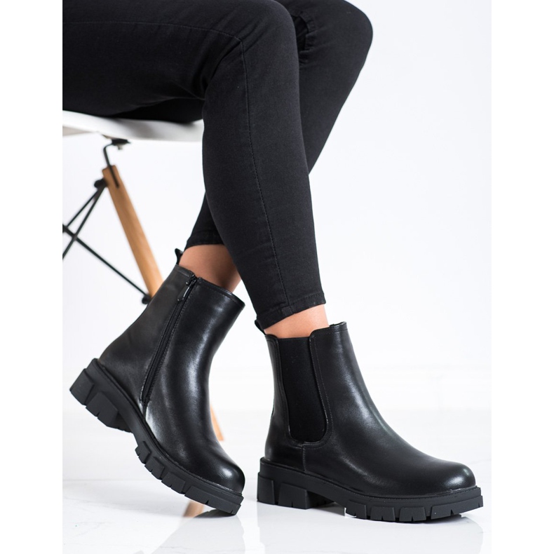 S. BARSKI Bottines à plateforme S.BARSKI le noir 2