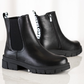 S. BARSKI Bottines à plateforme S.BARSKI noir 1
