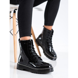 S. BARSKI Bottines à lacets sur la plateforme S.BARSKI le noir 2 S. BARSKI Bottines à lacets sur la plateforme S.BARSKI le noir 2