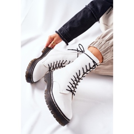 S.Barski Bottes de travail blanches Corydon pour femmes 1