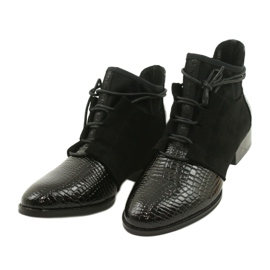 Bottes Femme Cuir Filippo Noir DBT3034 / 21 BK le noir 2