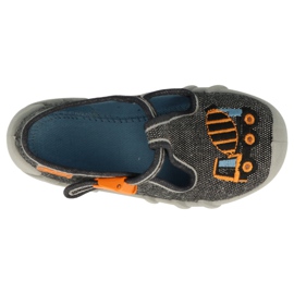 Chaussures enfant Befado 110P431 orange gris 4