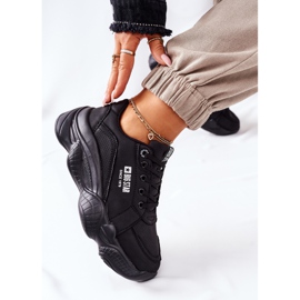 Chaussures de sport pour femmes Memory Foam Big Star II274356 Noir le noir 2