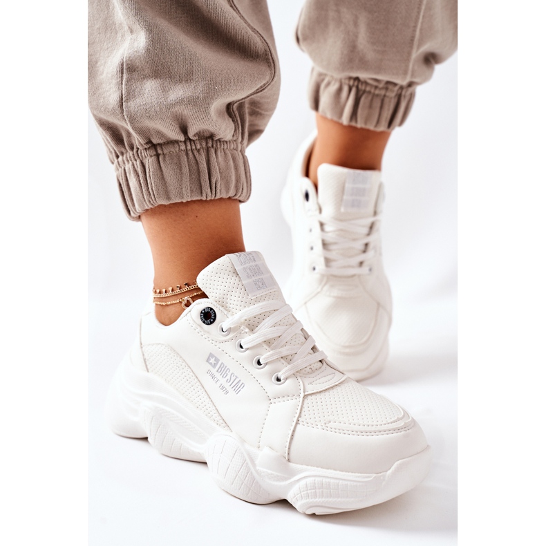 Chaussures de sport pour femmes Memory Foam Big Star II274359 Blanc 2