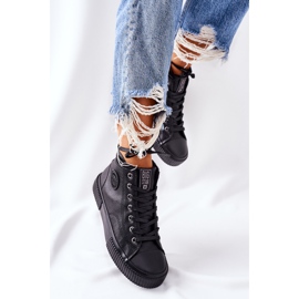 Baskets Haute Isolation Big Star II274157 Noir le noir 2 Baskets Haute Isolation Big Star II274157 Noir le noir 2