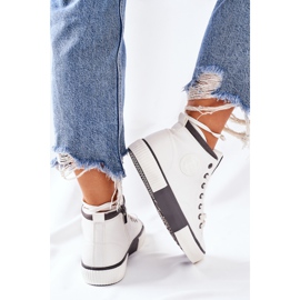 Baskets Hautes Isolées Big Star II274158 Blanc blanche 2 Baskets Hautes Isolées Big Star II274158 Blanc blanche 2