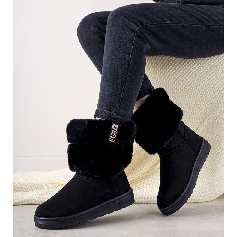 Bottes de neige Big Star noires pour femmes Drave II 274123 1
