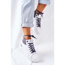 Baskets Hautes Isolées Big Star II274144 Blanc-Gris 1