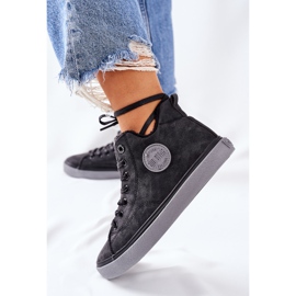 Baskets Isolées En Cuir Big Star II274148 Noir le noir 4