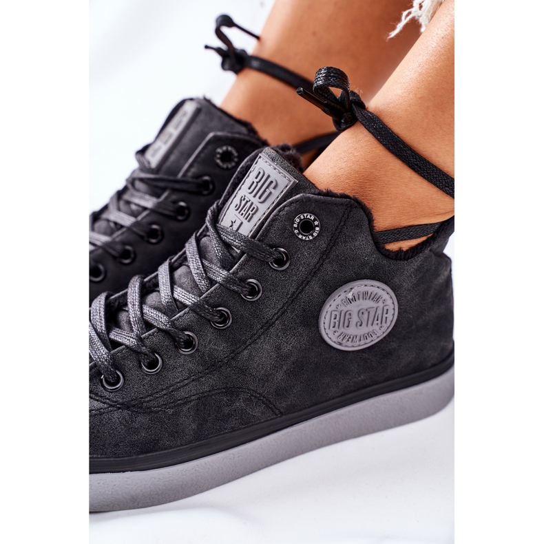 Baskets Isolées En Cuir Big Star II274148 Noir le noir 1