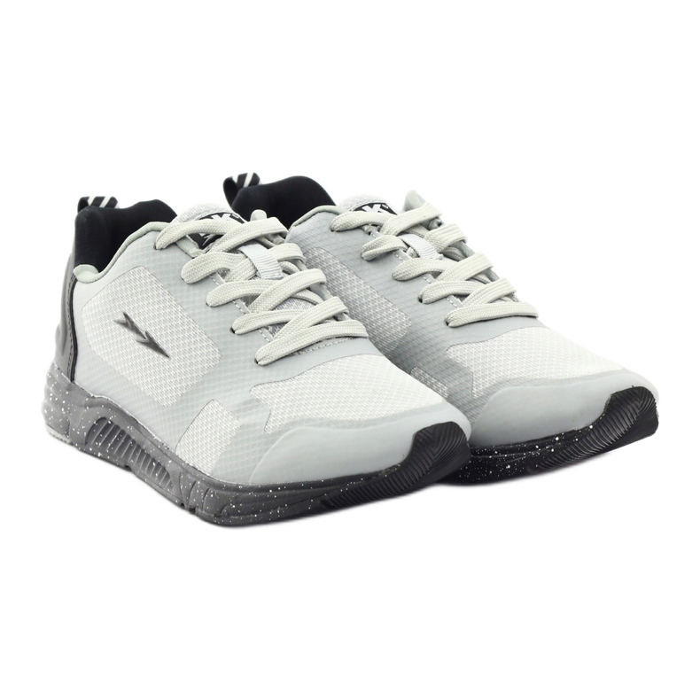 DK Chaussures de sport pour femmes à égalité 17049 Gray noir 4