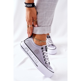 Baskets On the Big Star II274023 Plateforme grise 2