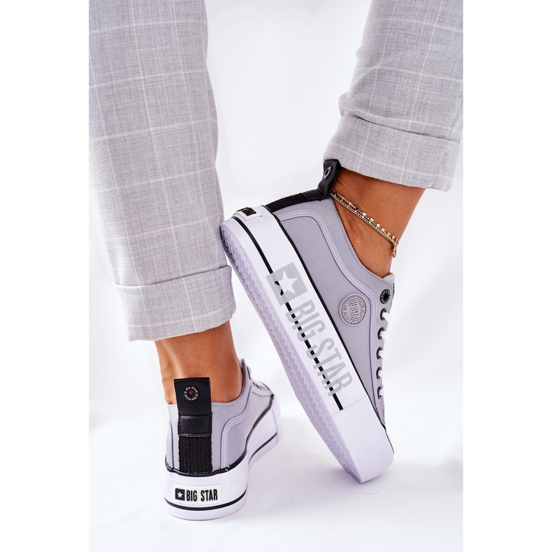 Baskets On the Big Star II274023 Plateforme grise 1