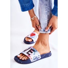 Chaussons en caoutchouc Big Star Love DD274A257 Bleu marine multicolore 2 Chaussons en caoutchouc Big Star Love DD274A257 Bleu marine multicolore 2