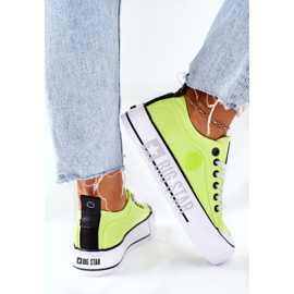 Baskets On The Big Star II274022 plate-forme jaune fluo 6