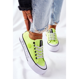 Baskets On The Big Star II274022 plate-forme jaune fluo 3