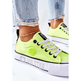 Baskets On The Big Star II274022 plate-forme jaune fluo 7