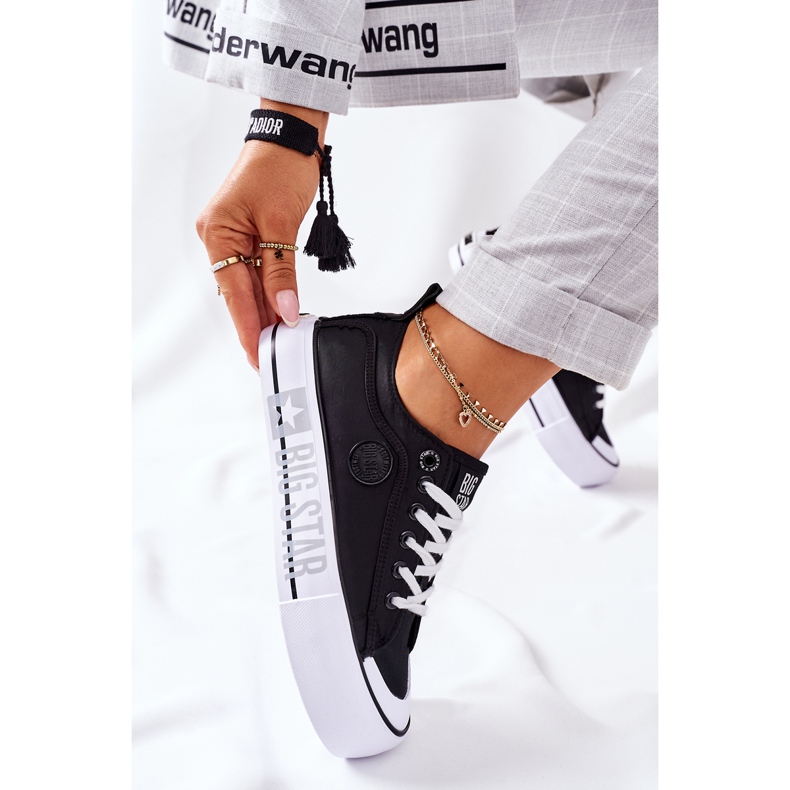 Baskets On The Big Star II274019 Black Platform le noir 1