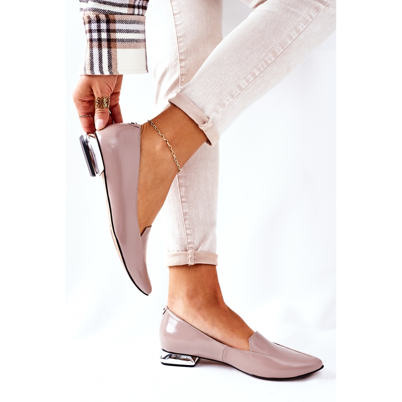 Mocassins Sur Talon Argent Laura Messi 2013 Cappuccino multicolore 2