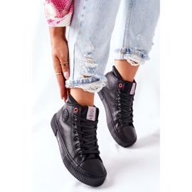 Baskets Femme Cross Jeans High Noir II2R4021 le noir 5