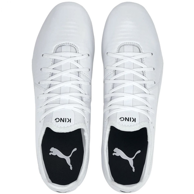 Chaussures de football Puma King Pro Fg M 105608 05 blanc blanc 1