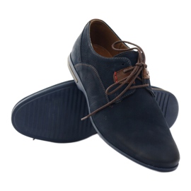 Riko Men's Men's Casual 813 Navy Blue Shoes bleu 3 Riko Men's Men's Casual 813 Navy Blue Shoes bleu 3