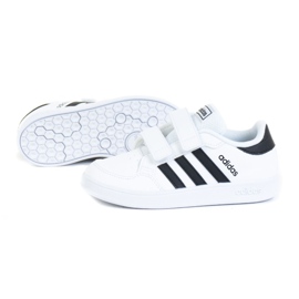 Chaussures Adidas Breaknet I Jr FZ0090 blanc 1
