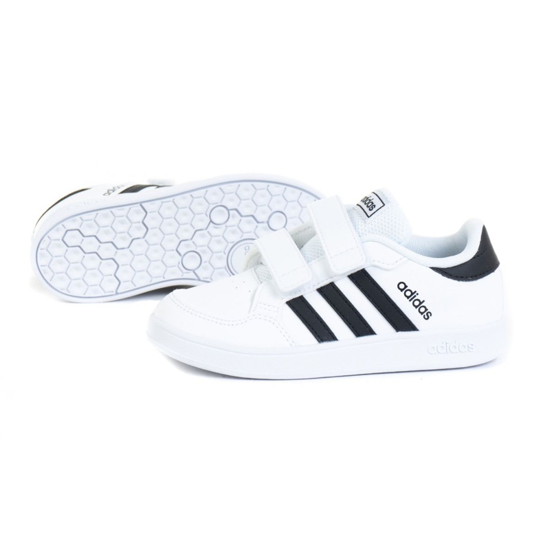 Chaussures Adidas Breaknet I Jr FZ0090 blanc 1