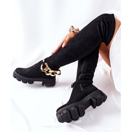 PB1 Cuissardes en daim Auckland noires le noir 5