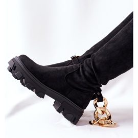 PB1 Cuissardes en daim Auckland noires le noir 7
