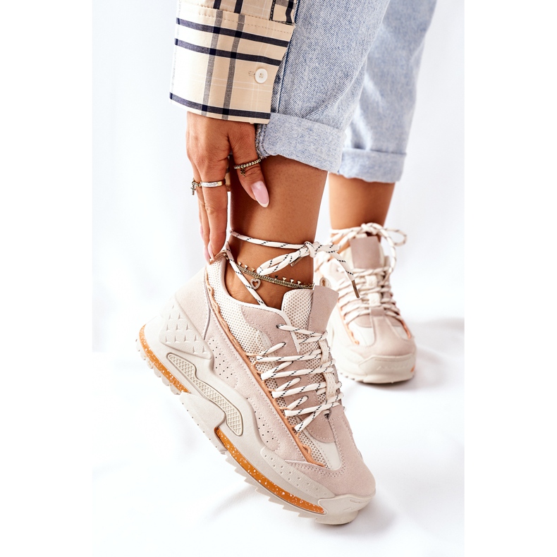PS1 Chaussures de sport femme Baskets Beige Aland 2