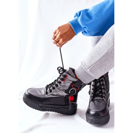 PB1 Trappeurs Cascia Argent pour Femmes noir gris 1