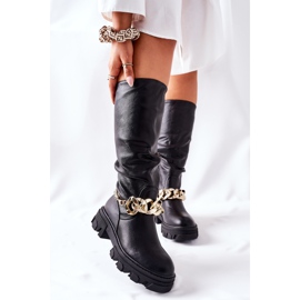 PB1 Bottes hautes noires Cecina le noir 2